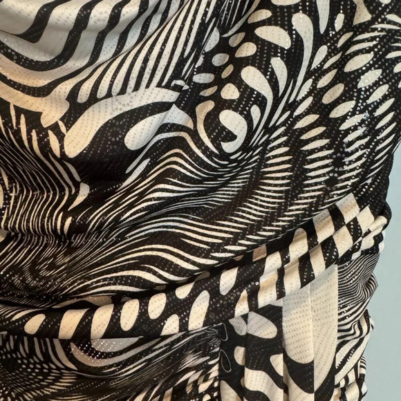 VTG Frank Lyman Dress Size 6 Funky Abstract Bold Psychedelic Artsy Y2K 90s Disco - Picture 7 of 12